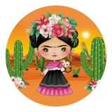 Painel Redondo Sublimado Frida