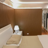Painel Ripado Em Placa De Madeira Mdf Kit 10 Unidades Cor Freijo