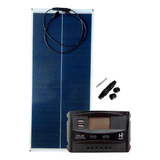 Painel Solar 100w Fotovoltaico Caminhao Motorhome Barco