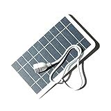 Painel Solar Pequeno 2W 5V Com Célula Solar De Silício Monocristalino USB DIY à Prova D água Para Acampamento Painel Solar De Energia Portátil Para Telefone Celular Power Bank