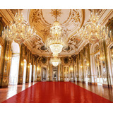 Painel Tecido Sublimado 3d Hall Tapete Realeza 3 00m X 2 50m