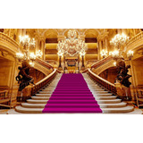 Painel Tecido Sublimado 3d Realeza Tapete Pink 3 00m X 2 00m