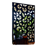 Painel Vazado 0 98 X 1 37 M 18mm Mdf Acabamento Suportes