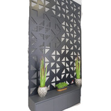Painel Vazado 740x2540x18mm Mdf Acabamento Sup 
