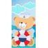 Painel Vertical Ursinho Marinheiro 2,0 Por 1,0 Cor Vert Urmar 02