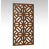 Painell Modular Placas Mdf Revestido 6mm 140x90cm Elemento Vazado Cobogo