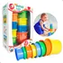 Pais   Filhos Brinquedo Infantil Potes De Empilhar E Encaixar Para Bebé