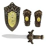 Pais   Filhos Kit Medieval C Espada  E Escudo  Sortido