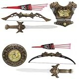Pais Filhos Kit Medieval C Espada Escudo E Arco E Flecha Sortido
