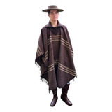 Pala Lã Poncho Gaucho Carneiro Natural Tamanho Gg