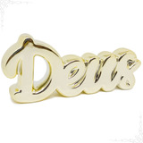 Palavra Decorativa Deus Enfeite Mesa Casa Sala Rack Quarto Cor Dourado