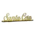 Palavra Decorativa   Santa Ceia   Frase Espelhada Dourado