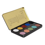 Paleta Camuflagem Makiê 10 Cores Corretivo Colorimetria