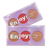 Paleta Contorno Blush Iluminador Enjoy Cor 1 Mahav