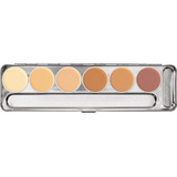 Paleta Corretivos Dermacolor Camouflage 6 Cores Kryolan Bp2