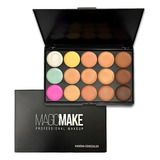 Paleta De Base Corretivo 15 Cores Maquiagem Profissional