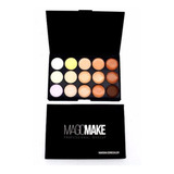Paleta De Base Corretivo Maquiagem Profissional 15 Cores