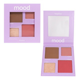 Paleta De Blush Contorno E Iluminador Mood Ruby Rose