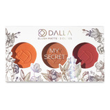 Paleta De Blush Matte My Secret Dalla Makeup 3 Cores