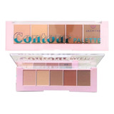 Paleta De Contorno Facial 5 Tons Jasmyne Pó Fosco