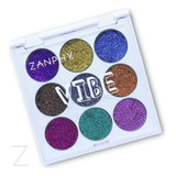 Paleta De Glitter Linha Holográfica Zanphy Maquiagem Make