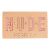 Paleta De Sombra New Nude 18 Cores Febella Makeup