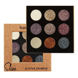 Paleta De Sombra Shine Glitter Cremoso Ruby Rose
