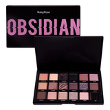 Paleta De Sombras Obsidian Ruby Rose Hb580 Sombra 18 Cores