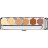 Paleta Dermacolor 6 Cores Kryolan Modelo