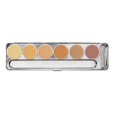 Paleta Dermacolor 6 Cores Kryolan Modelo H