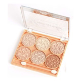 Paleta Iluminador 6 Cores Ruby Bronze Glow Febella El5015