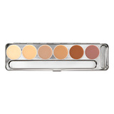 Paleta Kryolan Dermacolor 6 Cores Modelo Bp 3 Tom Corretivo