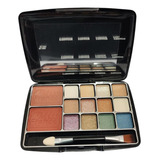 Paleta Maquiagem De 12 Sombra E 2 Blush Miss France lc