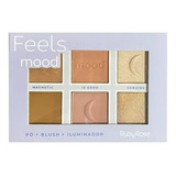 Paleta Po Blush Iluminador Contorno Feels Mood Ruby Rose