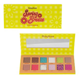 Paleta Sombras Colorida Matte Glitter Cintilante Ruby Rose