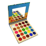 Paleta Sombras Jasmyne Always Beatiful 24 Cores 1 Primer Cor Da Sombra Colorida
