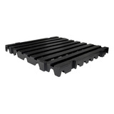 Palete Pallets Pisos Estrados Em Plástico 50x50x5 0cm Cor Preto