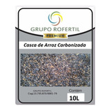 Palha De Arroz Carbonizada Para Suculentas Cactos 10 Litros