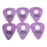 Palheta 1 14mm Contrabaixo Violão Everlystar Starpicks 6pç
