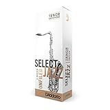 Palheta D Addario Woodwinds Select Jazz Unfield Sax Tenor 2M Caixa Com 5 