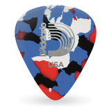 Palheta Daddario Celulóide 0 70mm Multicolor C 6 Unidades