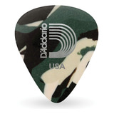 Palheta Daddario Celulóide 1 00mm Camuflada Pct C 6 Unidades