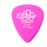 Palheta Dunlop Delrin 0 71mm Para Guitarra Violão pct 6 