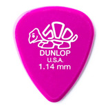 Palheta Dunlop Delrin 1 14mm Rosa