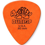 Palheta Dunlop Tortex 0 60mm Violao Guitarra Ukulele 6 Pcs