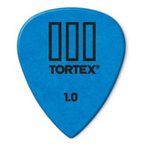 Palheta Dunlop Tortex Iii Azul 1 00mm pacote C 6 462r1 0