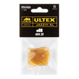 Palheta Dunlop Ultex Jazz Iii Xl 427pxl 1.38mm Com 6 Cor Amarelo Tamanho Xl 1,38mm