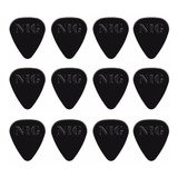 Palheta Guitarra Violão Baixo Nig Music Pcte Com 12 Unid 