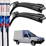 Palheta Limpador Parabrisa Bosch Aerofit Par De Palheta Limpadora Dianteiro Original Fiat Fiorino 1987 á→2013