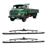 Palheta Limpador Parabrisa Caminhão Mb 1111 Cabine Baixa Par